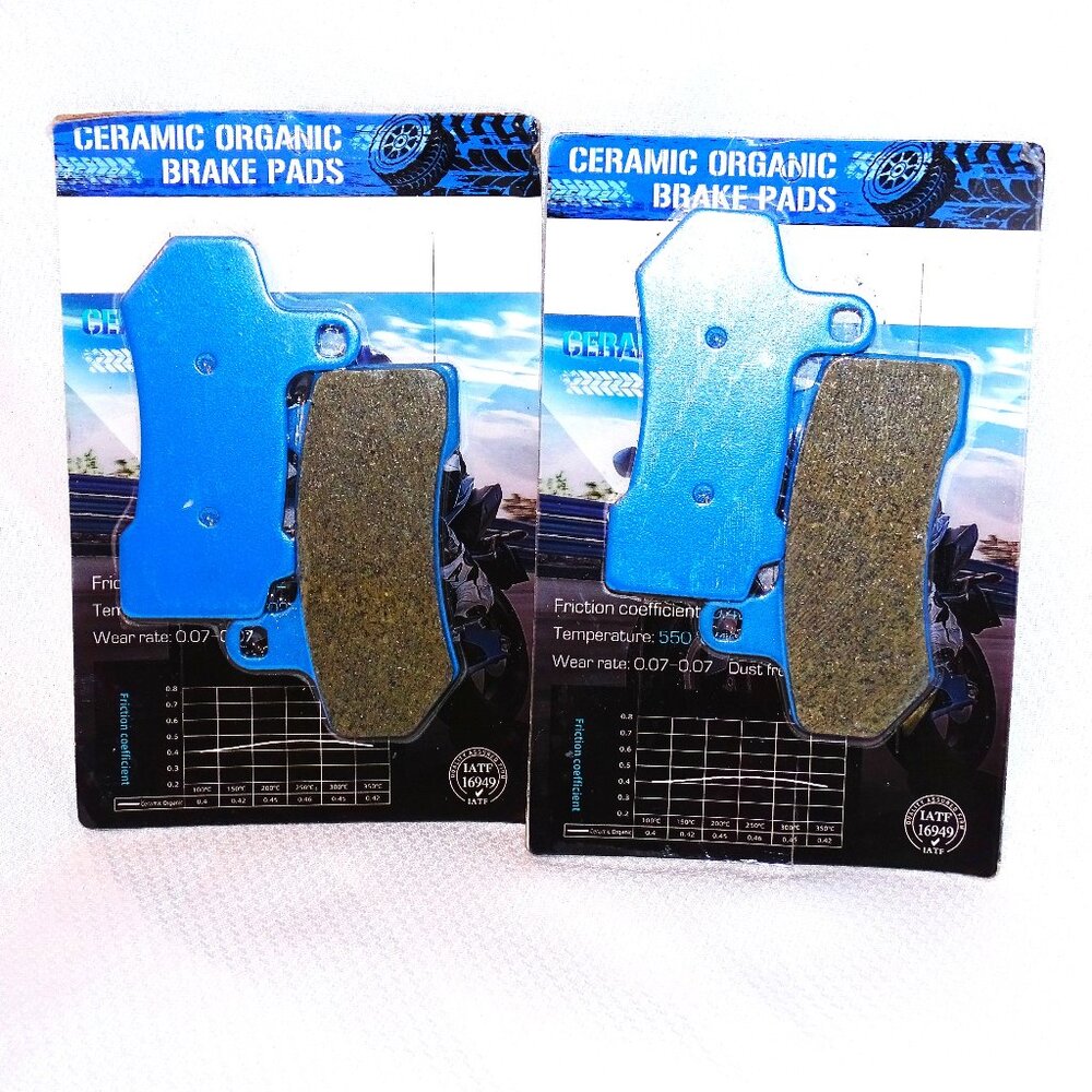 Ceramic Organic Brake Pads For Rear Harley Electra/Road Glide Models